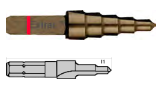 PREMIUM Extrac‐Drills, HSS Two‐Tone‐BrOx