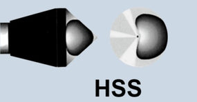 HSS Querlochsenker 90° WN ohne Beschichtung
