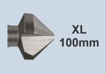 Lade das Bild in den Galerie-Viewer, Kegelsenker nach DIN 74AF (mittel) &amp; DIN 74BF (fein) 90° 100 und 150 lang
