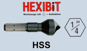 Senkwinkel 90° > mit 1/4"-Sechskant-Bit-Schaft